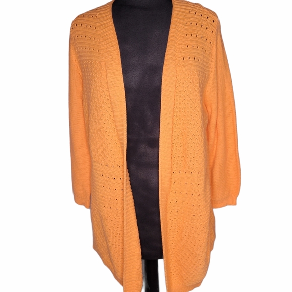 Orange sweater by St John's Bay - Picture 1 of 4